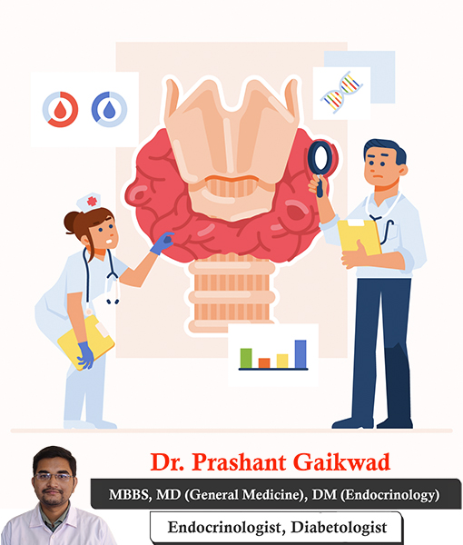 Dr. Prashant Gaikwad, Type 1 Diabetes Consultant, offering guidance on managing low and high blood sugar levels